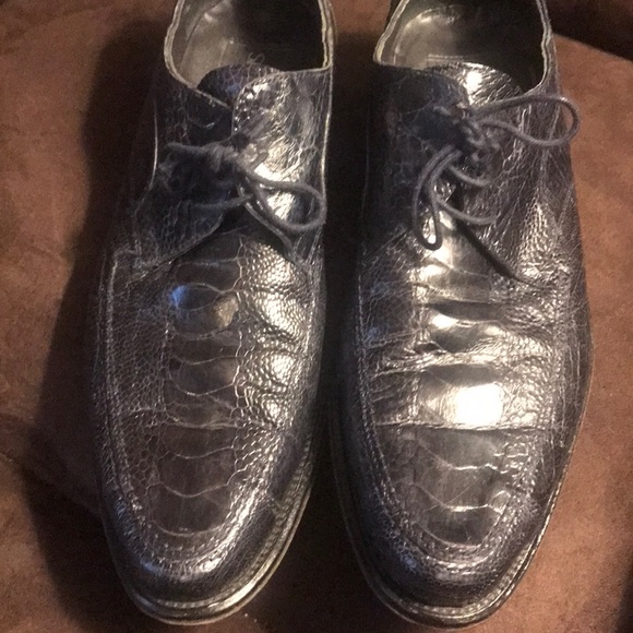 COPY - Genuine Ostrich Skin Shoes - Picture 2 of 4
